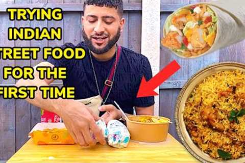 TRYING INDIAN STREET FOOD FOR THE FIRST TIME!!🥘