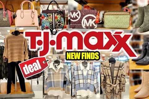 NEW FINDS‼️ TJ MAXX FALL SHOPPING DESIGNER HANDBAGS SHOES SWEATHER &amp; MORE | TJMAXX SHOP WITH ME ..