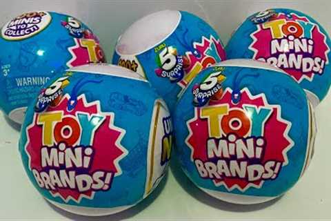 TOY MINI BRANDS WAVE 2 UNBOXING [2021] - Zuru 5 Surprise Mini Brands Mini Toys