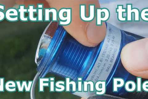 How to String, Rig, and Set Up a New Fishing Rod with Line, Bobber, Weights, and Hook