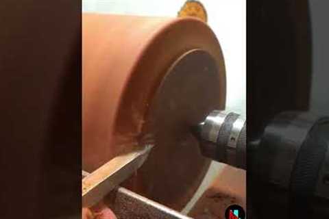 Wooden Jar Making | DIY Challenge | Woodworking Art | Quantum Tech HD #Shorts