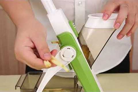 How to use ONCE FOR ALL Rapid-prep Mandoline Vegetable Slicer