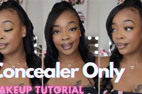 NEW TECHNIQUE | 10 MINUTE MAKEUP TUTORIAL USING CONCEALER ONLY