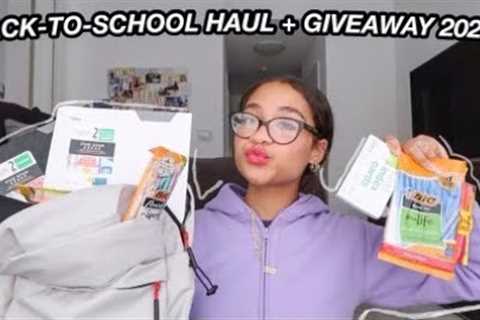 BACK TO SCHOOL SUPPLIES HAUL 2022 + GIVEAWAY!!