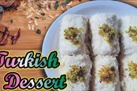 5 Mins Malai Roll | Authentic Turkish Delight | Quick &amp; Easy Recipe #turkishdesserts