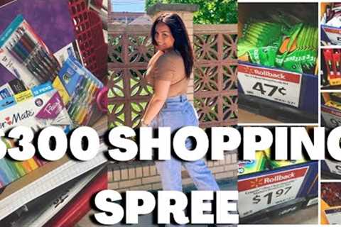 Back to school supplies shopping 2022 / Massive Walmart shopping spree / Daniela diaries