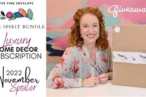 Free Spirit Bundle Nov 2022 SPOILER + GIVEAWAY | Fall Home Decor Subscription Box + Interior Design