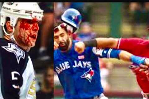 All Time MOST SAVAGE! Sports Fights. MLB, NBA, NHL &amp; NFL.