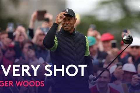 Every Shot of Tiger Woods’ First Round | 2022 JP McManus Pro-Am
