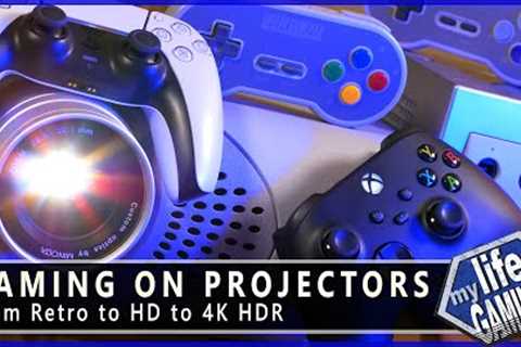 Gaming on Projectors - From Retro to HD to 4K HDR / MY LIFE IN GAMING
