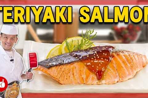EASY Honey Garlic Teriyaki Salmon | Simple Japanese Recipe