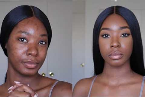 NO FOUNDATION Natural Makeup Look | Dark Spots &amp; Hyperpigmentation