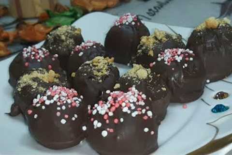 No Bake Biscuit Balls | no bake dessert with 3 ingredients easy and yummy /biscuit dessert