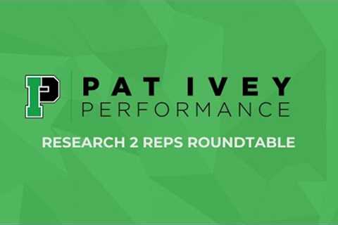 Research 2 Reps Roundtable - Dr. Eric Serrano