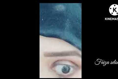 Halo smokey eye makeup tutorial for beginners.Beauty with grace selon Faiza 💄👁️