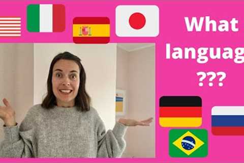 How to choose which foreign language to learn