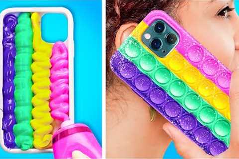UNIQUE DIY PHONE CRAFTS || Cool DIY Crafts And Hacks For Your Gadgets By 123 GO Like!