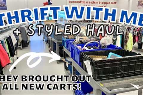 NEW BINS Just Rolled Out! THRIFTING at GOODWILL for HOME DECOR + STYLED THRIFT HAUL!