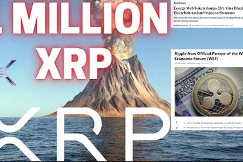 ONE MILLION XRP  Ripple XRP News &amp; Altcoin Crypto Price Charts 🌊 ANGEL INVESTING 💥