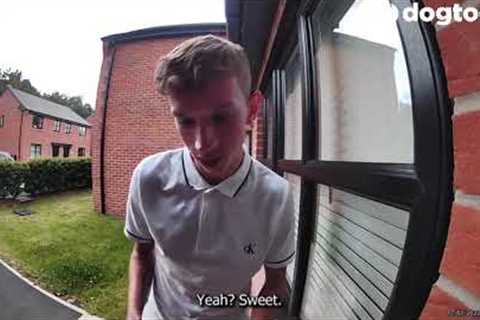 Son Leaves Drunk Messages to Mum on Ring Doorbell || Dogtooth Media