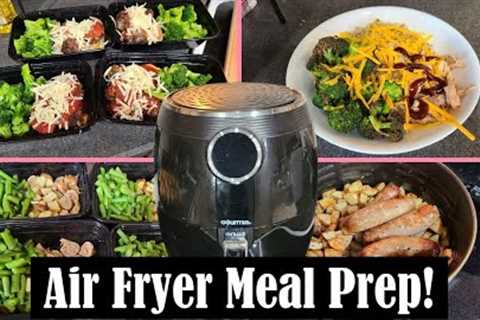 EASY AIR FRYER MEAL PREP! || HEALTHY AIR FRYER RECIPES