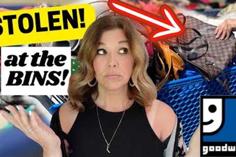 I turned my back &amp; it was gone! Drama at the Goodwill Outlet &amp; 50 lb haul!
