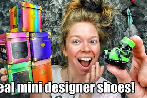 Unboxing TINY REAL Mini Rare Designer Shoes! - NEW FASHION MINIS