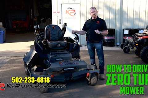 How to Drive a Zero Turn Mower