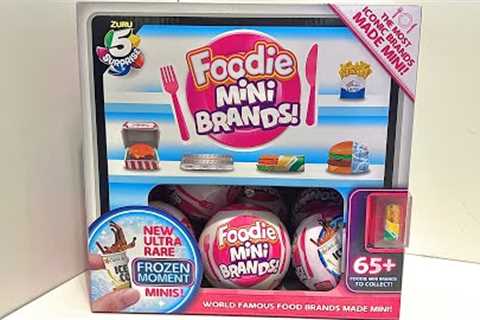 FOODIE MINI BRANDS SERIES 1 UNBOXING (Ultra Rare) 2022 - Zuru 5 Surprise Mini Brands Mini Toys