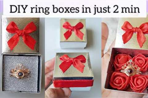DIY Ring Box/Gift box ideas|Handmade gift box|best handmade gifts|handmade gift ideas|Ring box