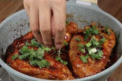 Prepare chicken for your family like this next time! Quick to make and delicious!