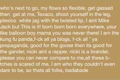 Sweet Dreams Remix - (Lil Wayne, Beyoncé, Nicki Minaj) - Lyrics On Screen