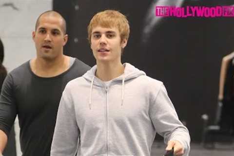 Justin Bieber Goes On A Shopping Spree At YSL &amp; Makes Fun Of The Paparazzi In Beverly Hills