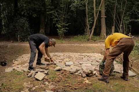 Building an Off Grid Car Park in the Woods