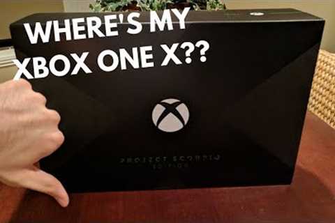 Xbox One X Unboxing... GONE WRONG! (Scorpio Edition)