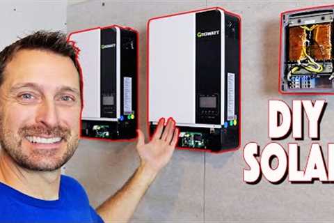 Growatt Inverter 5kw Installation And Wiring DIY Solar System!