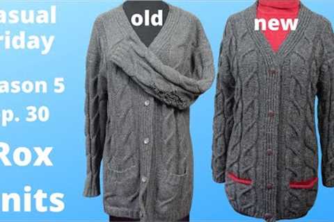 Finished! A Reverse-Engineered Sweater // Casual Friday S05E30