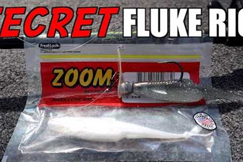 SECRET Fluke Fishing Rig for Summer Bass!