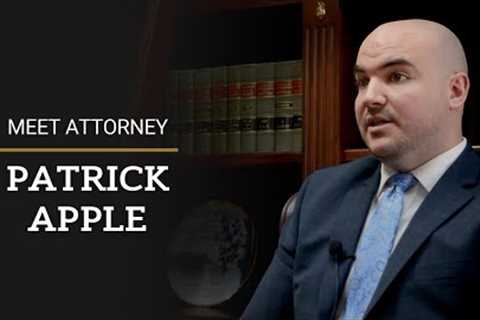 Meet Attorney Patrick Apple, Criminal Defense Attorney in Greensboro, NC