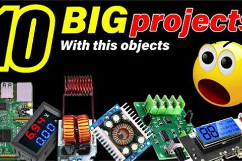 10 BIG INVENTIONS with electronics module LOW COST
