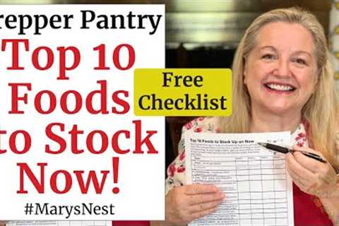 Top 10 Foods to Stock Up On Now for Your Prepper Pantry