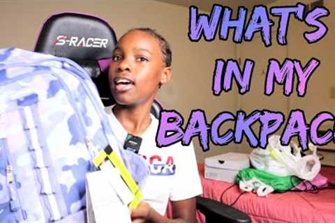 Back to School Supply Haul 2022 &amp; What's in My Backpack? Middle School ed.