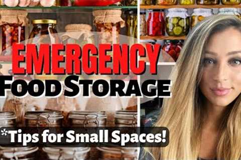 Emergency Food Storage | Creating Space for Food Storage | Prepper