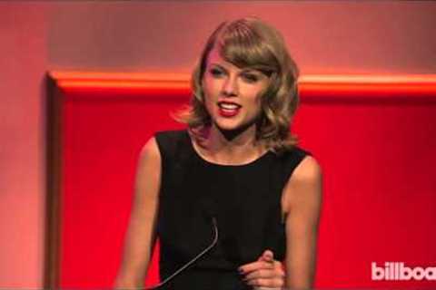 Taylor Swift accepts Billboard's Woman of the Year