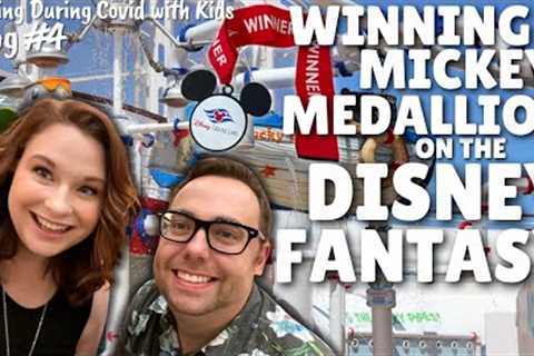 Winning a Mickey Medallion + Cruise Activities on the Disney Fantasy: Cruising during Covid Vlog 4