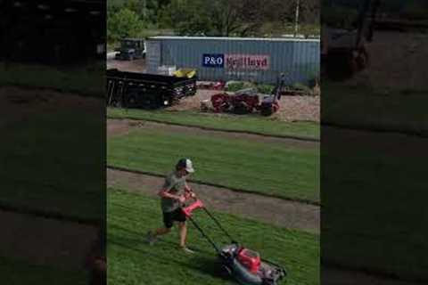The Mowing You RARELY SEE #shorts