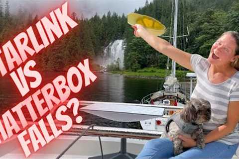 Will the Cliffs of Chatterbox Falls Obstruct Starlink's Signal on our Boat?