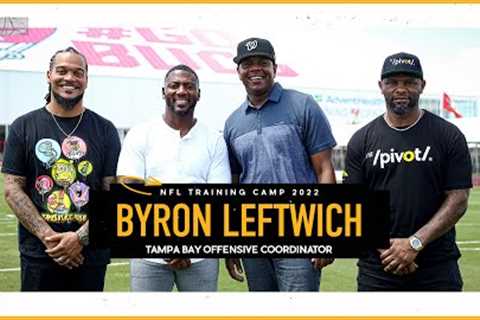 Tampa Bay Offensive Coordinator Byron Leftwich on Bucs Talent, Tom Brady &amp; SB Wins | Pivot..