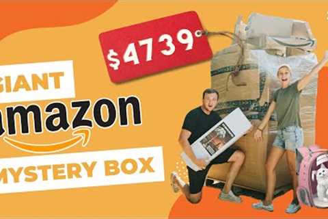 We Bought A GIANT MYSTERY BOX Of Amazon Returns - Pallet Unboxing