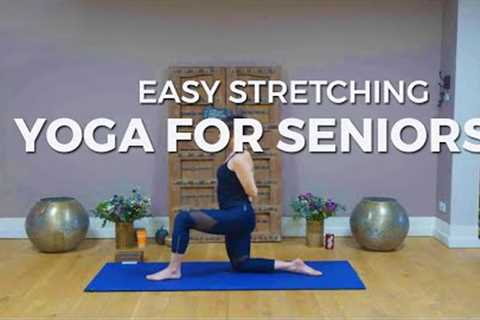 YOGA FOR SENIORS Easy Stretching #senioryoga #seniorexercise #yogaover60